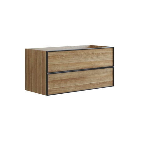 Dansani Inzo Urban Alu-ramme svart Underskap 2 skuff B60-120xH48xD44cm