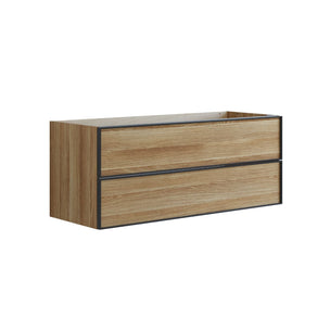Dansani Inzo Urban Alu-ramme svart Underskap 2 skuff B60-120xH48xD44cm