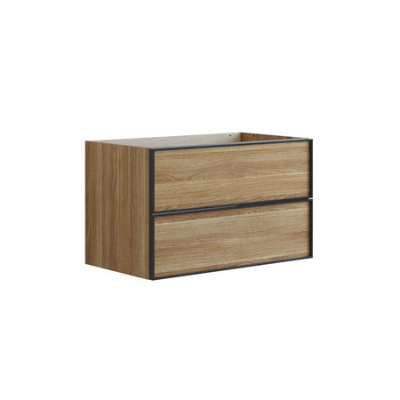 Dansani Inzo Urban Alu-ramme svart Underskap 2 skuff B60-120xH48xD44cm