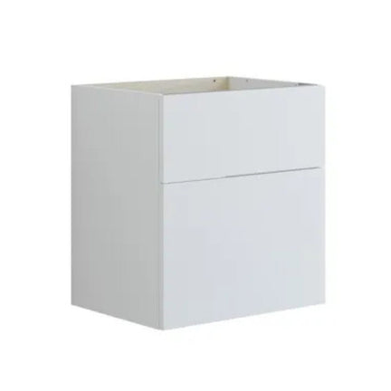 Dansani Inzo Urban Glatt Servantskap 2 skuff ekstra høy underskuff Hvit matt / 60cm Dansani Servantskap DA-U24-1010