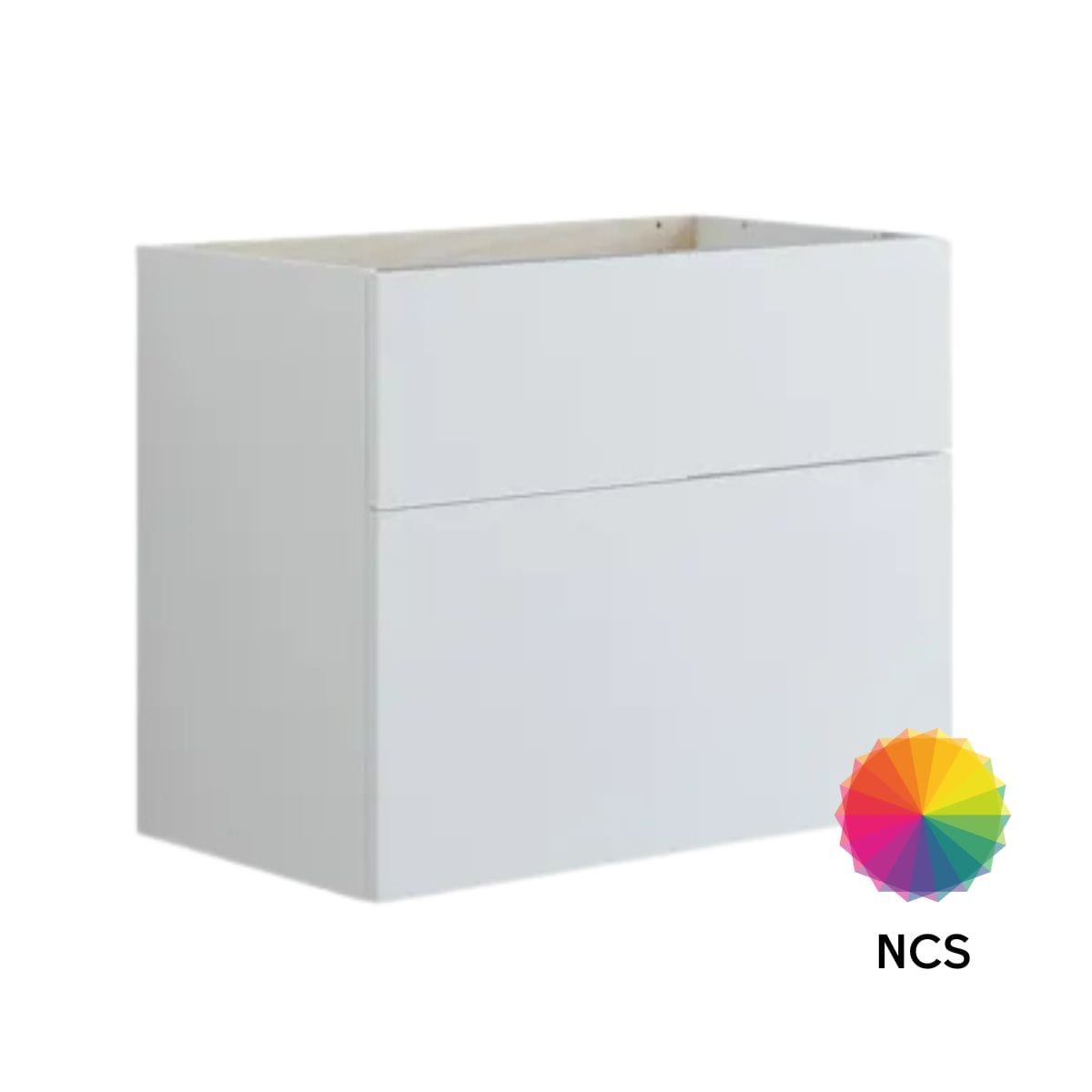 Dansani Inzo Urban Glatt Servantskap 2 skuff ekstra høy underskuff NCS farge / 80cm Dansani Servantskap DA-U25-1099