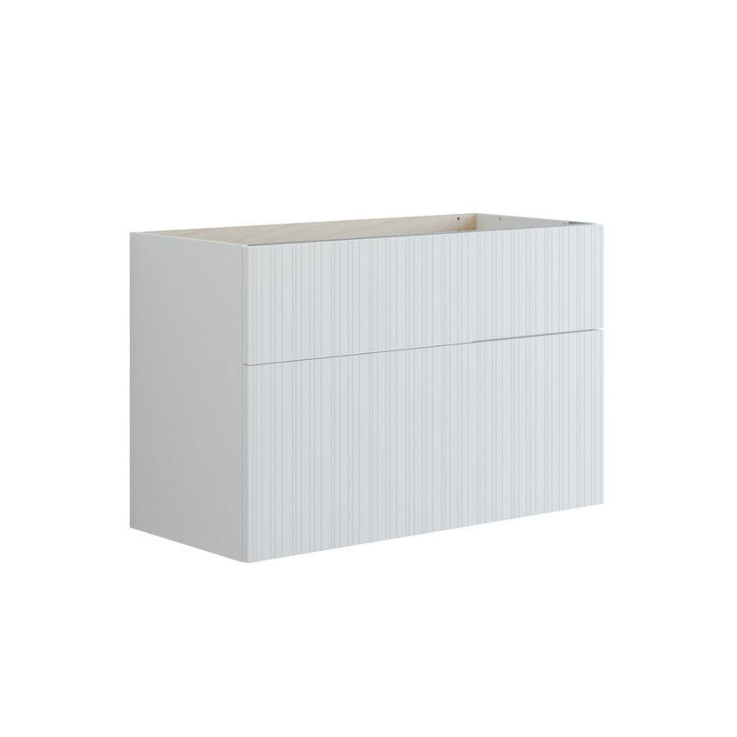 Dansani Inzo Urban Riflet Servantskap 2 skuff B60-120xH64xD44cm Hvit matt / 100cm Dansani Servantskap DA-U26-9010