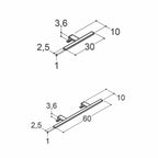 Dansani Libra Lampe LED 230V L300-600mm