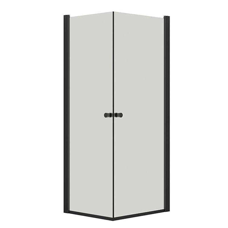 Dansani Match A+A Dusjhjørne Rett Svart matt / 70x80cm / Klart glass Dansani Dusjhjørne BUN-A7181-03SM