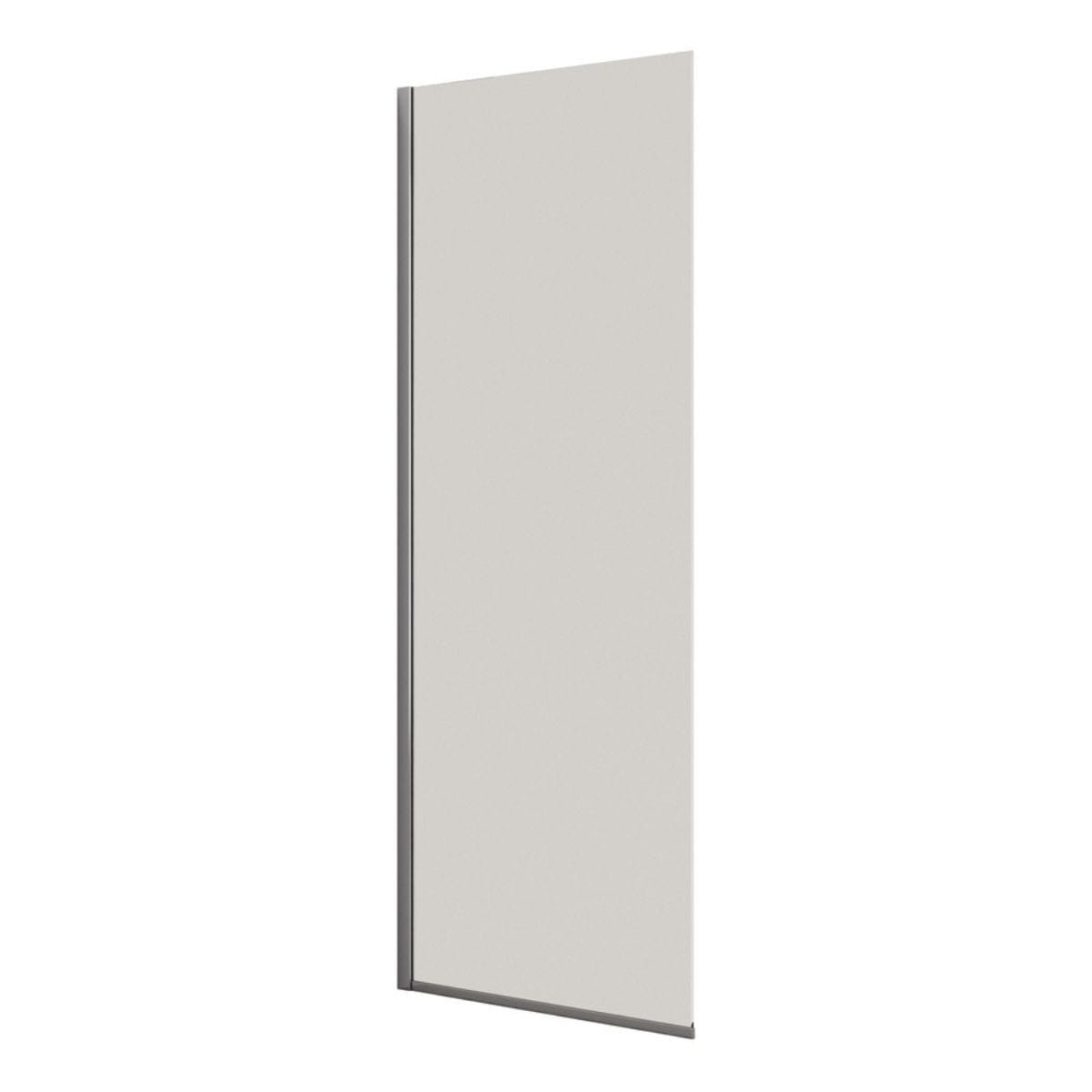 Dansani Match D Fastvegg B70-140xH197,5cm Krom / 90cm / Klart glass Dansani Dusjvegg DA-D91-05