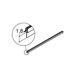 Dansani Match Drypplist H18mm til rett dør - 1 stk