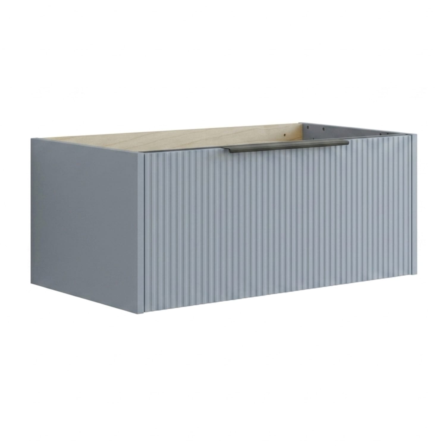 Dansani MIDO+ Classic Stripet Servantskap 1 Skuff Lyseblå matt / 80cm Dansani Servantskap DA-N22-N016