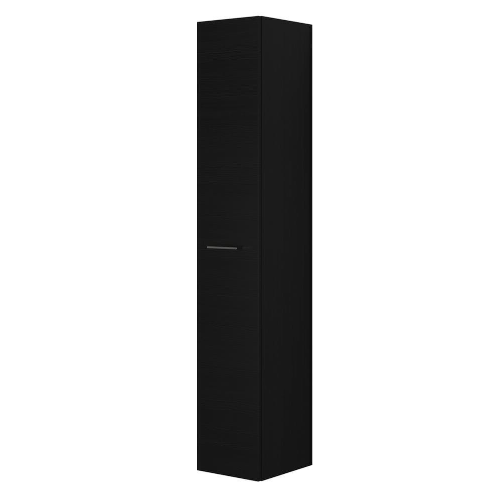 Dansani Mido+ Høyskap 1 dør Svart struktur / 30cm / Venstre hengslet Dansani Høyskap bad DA-P19-1229