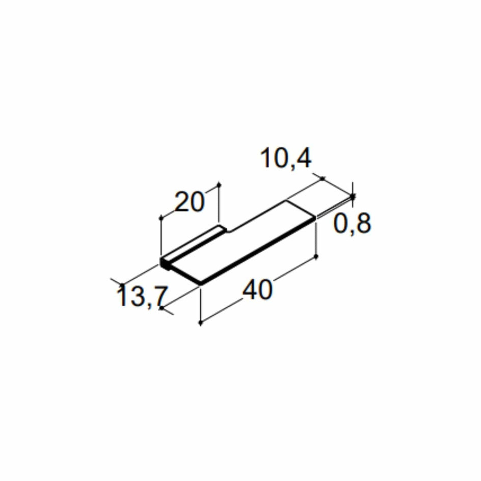 Dansani Reach Hylle Svart / Tonet glass Dansani Baderomshylle DA-325900000