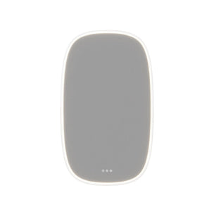 Dansani SQUIRCLE ellipse speil med lys og lysstyring (backlight)