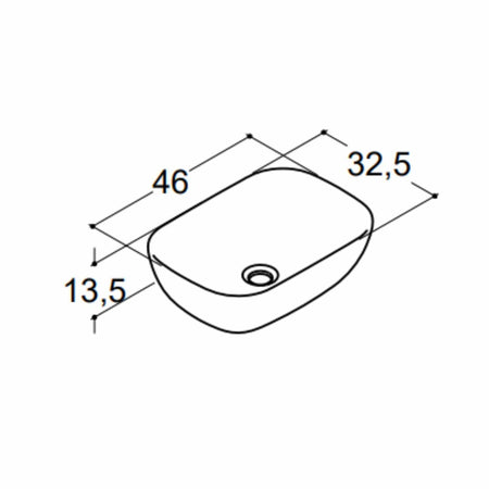 Dansani STADIUM Servant Ø46cm, porselen