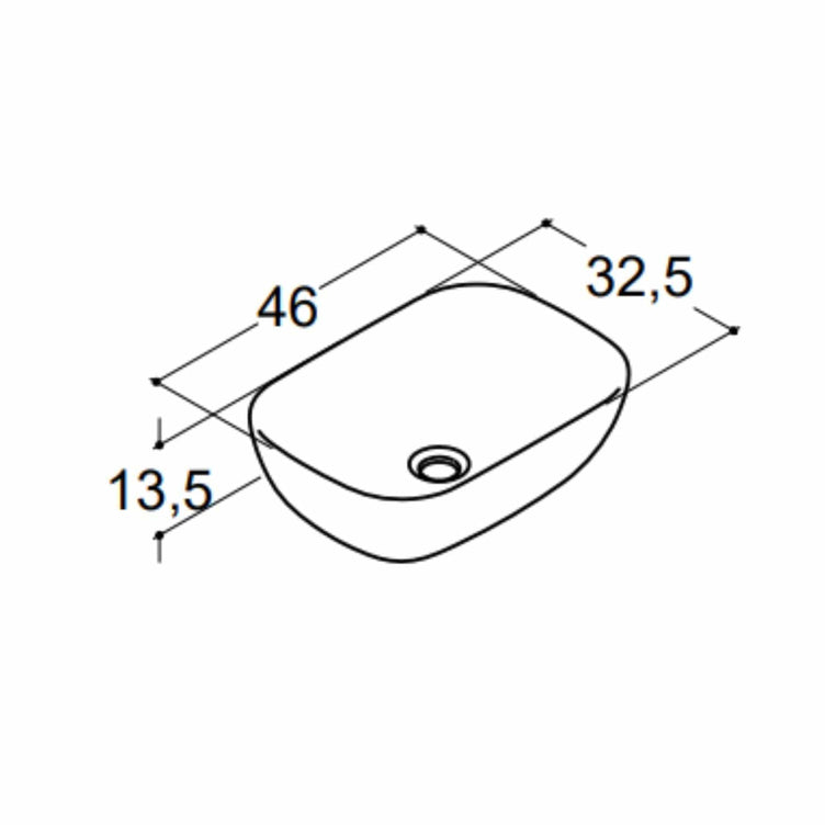 Dansani STADIUM Servant Ø46cm, porselen