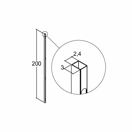 Dansani XXL Avstandsprofil +30mm