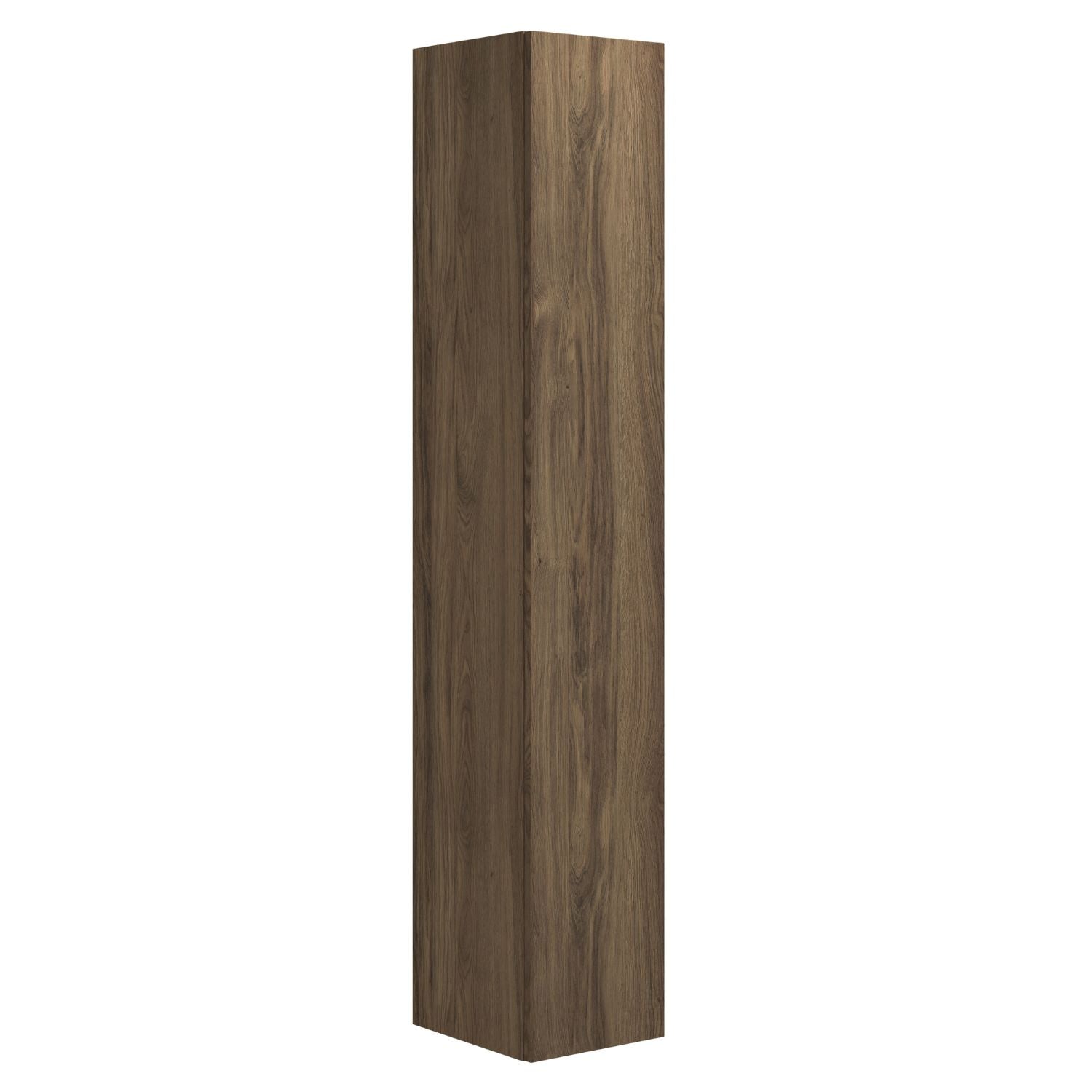 Dansani You Urban Glatt Høyskap Slim 1 dør Brun eik / 30cm / Høyre hengslet Dansani Høyskap bad DA-V53-1152