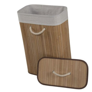 Duschy Bamboo Skittentøyskurv med lokk