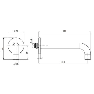 Fima Badekartut Circolo F2929 Rund L22,5cm