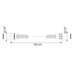 Fima Dusjslange Spillo Up/Zeta F2021Cr