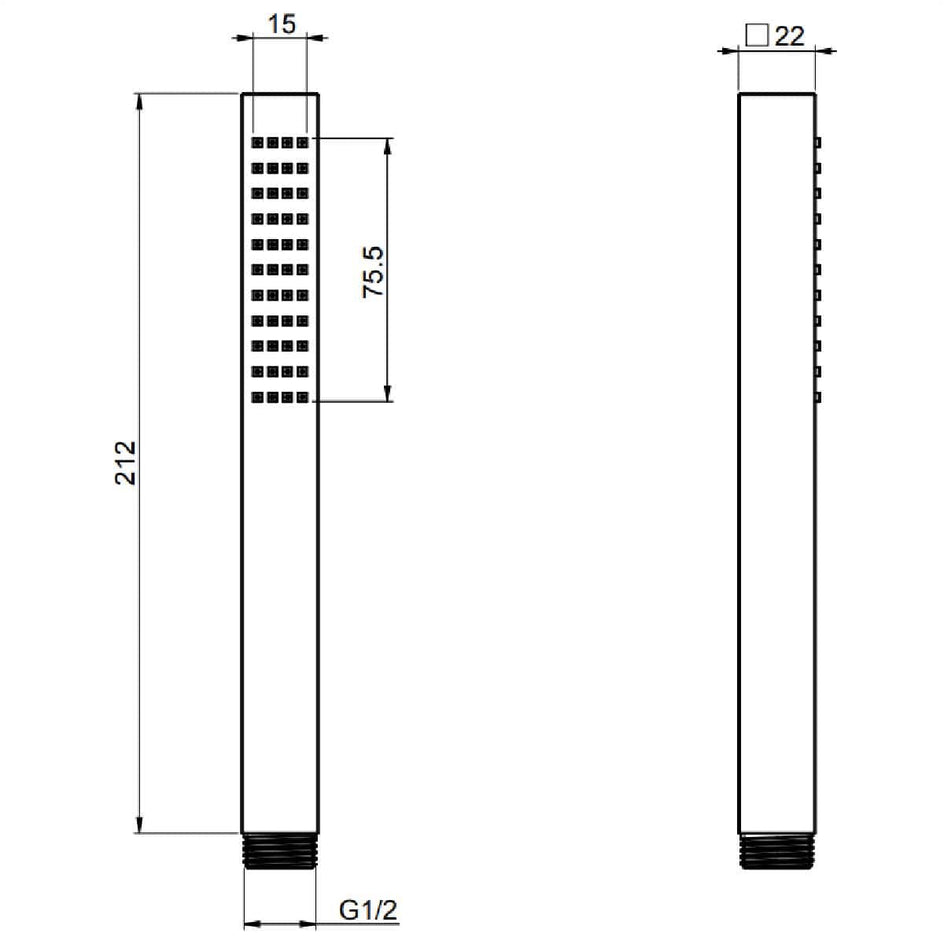 Fima Hånddusj Zeta Dusjarmatur F2203Otcr Fima Reservedel blandebatteri GRO-701872