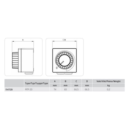 Flexit MTP 20 Hastighetsregulator