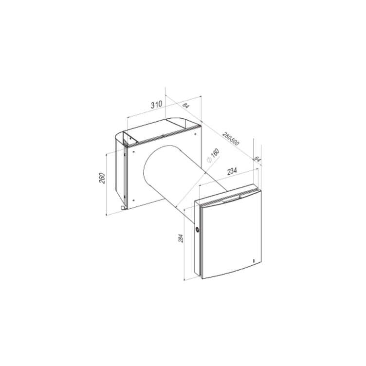Flexit Roomie Dual WiFi V2 Romventilator