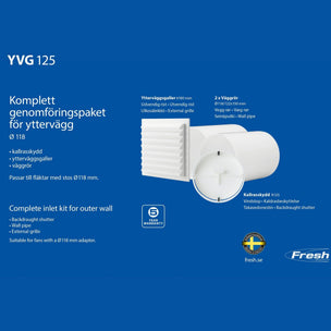 Fresh Gjennomføringssett YVG 125