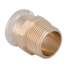 Geberit Mapress kobber Nippelmuffe med utvendige gjenger Pressfitting - 12mmx3/8"