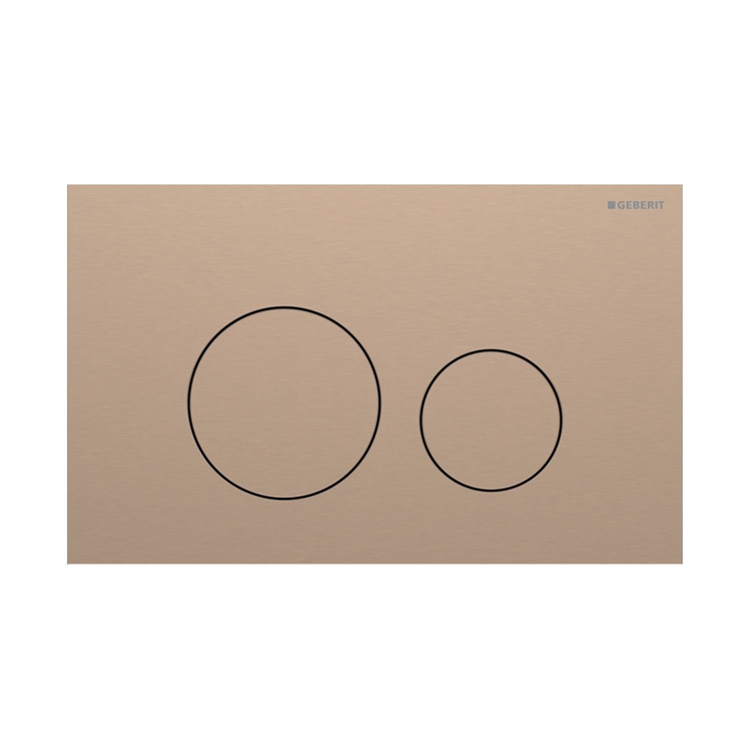 Geberit Sigma 40 Rund Betjeningsplate Rødgull Geberit Betjeningsplate og trykknapper GRO-1387345
