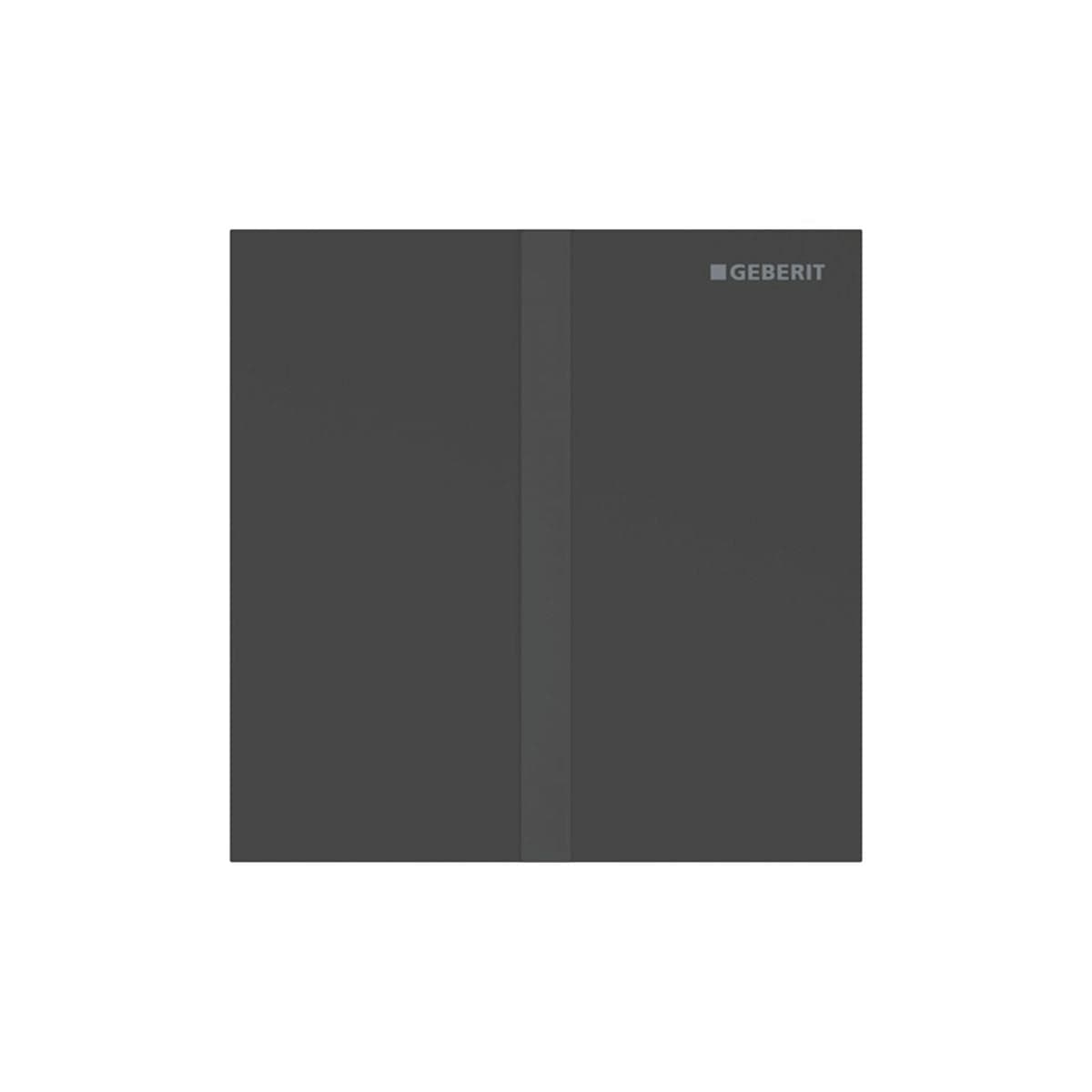 Geberit Sigma 40 Urinalstyring Kvadrat Svart matt / Nettdrift Geberit Betjeningsplate og trykknapper GRO-1387807