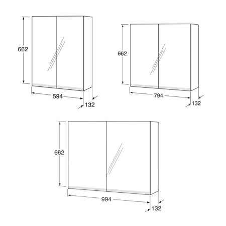 Gustavsberg Artic Base Speilskap