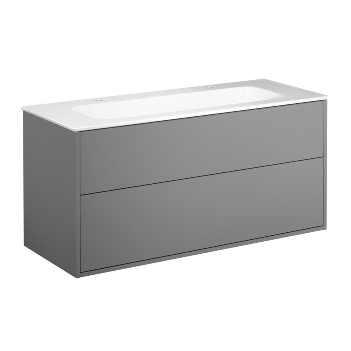Gustavsberg Artic Møbelpakke Askegrå / 120cm Gustavsberg Møbelpakke bad GRO-GB71ACVU12TL01
