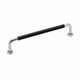Gustavsberg H8 Knott Krom/svart Gustavsberg Knotter og håndtak GRO-GB7199H8CB160