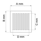 Habo 912 Ventilgitter 177mm
