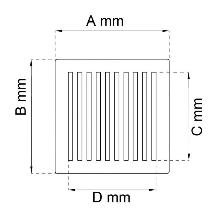 Habo 912 Ventilgitter 177mm