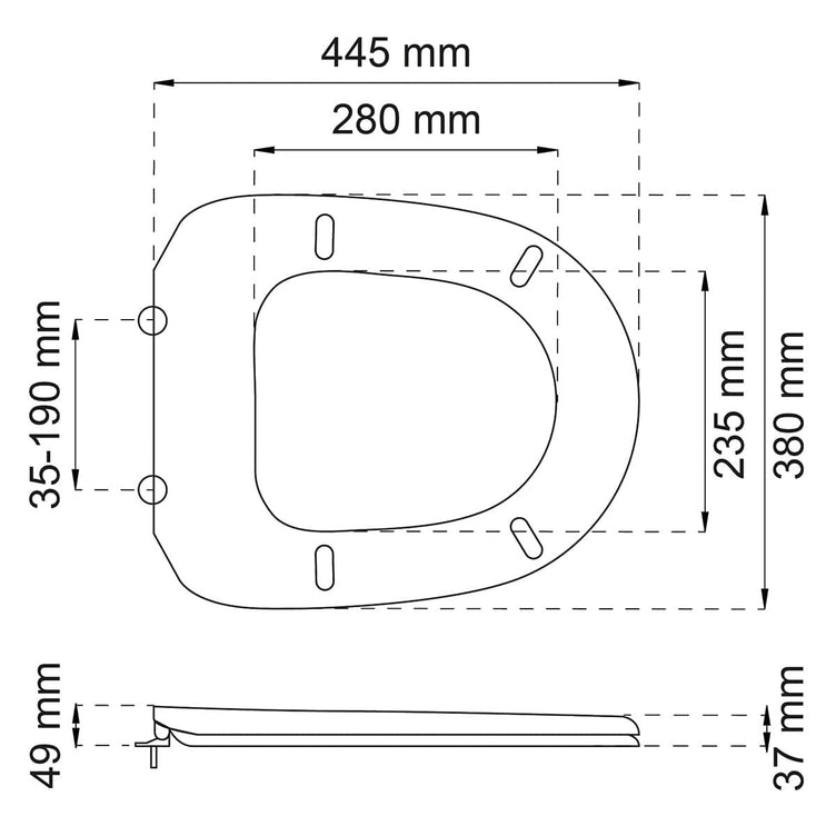 Habo Basic Toalettsete Universal
