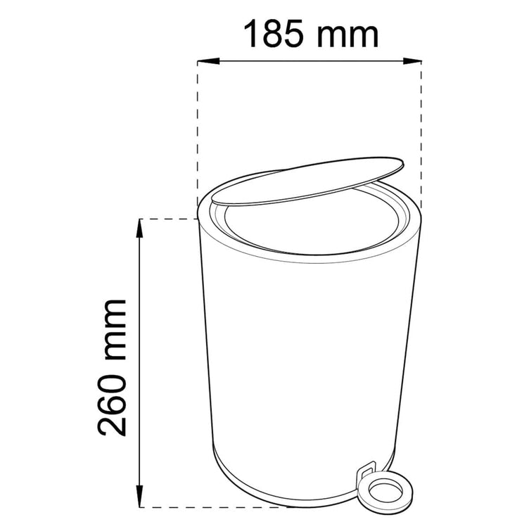 Habo Blossom Pedalbøtte 3L