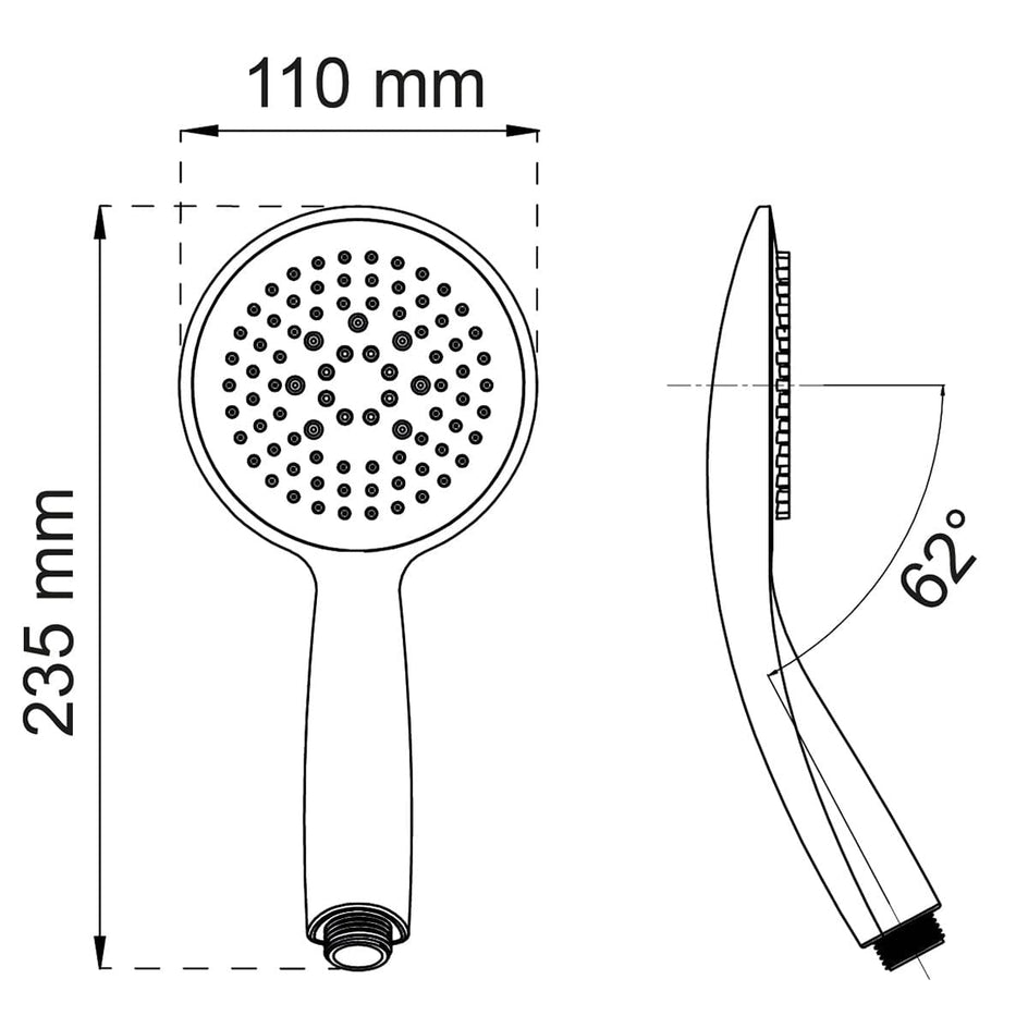 Habo Dahlia Dusjhode 1-3 spray Habo Dusjhode