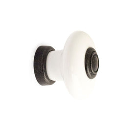 Habo Erik Knott - Hvit / Tinn / Ø37mm