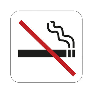 OUTLET: Habo Skilt No Smoking Selvklebende