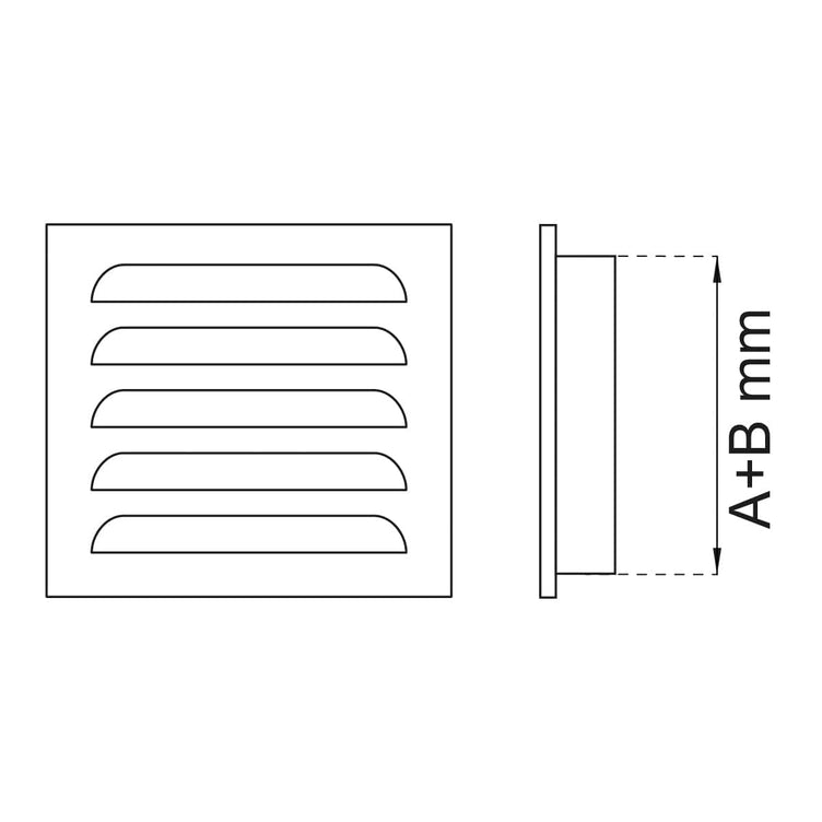 Habo Ventilrist 33 150x150mm