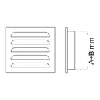 Habo Ventilrist 33 200x200mm