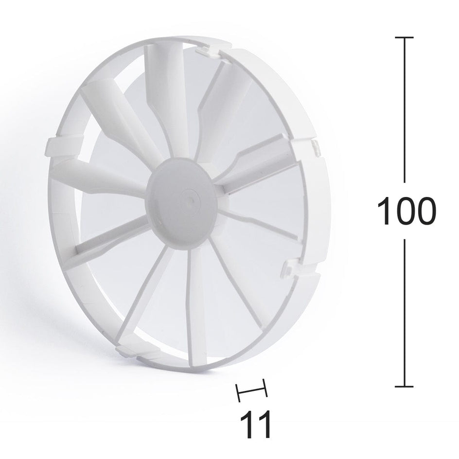 Habo Ventit Kaldrasspjeld Ø100mm Habo Spjeld HA-17044