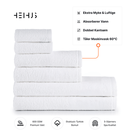 HeiHus FLUFFY badehåndkle L 70x140cm