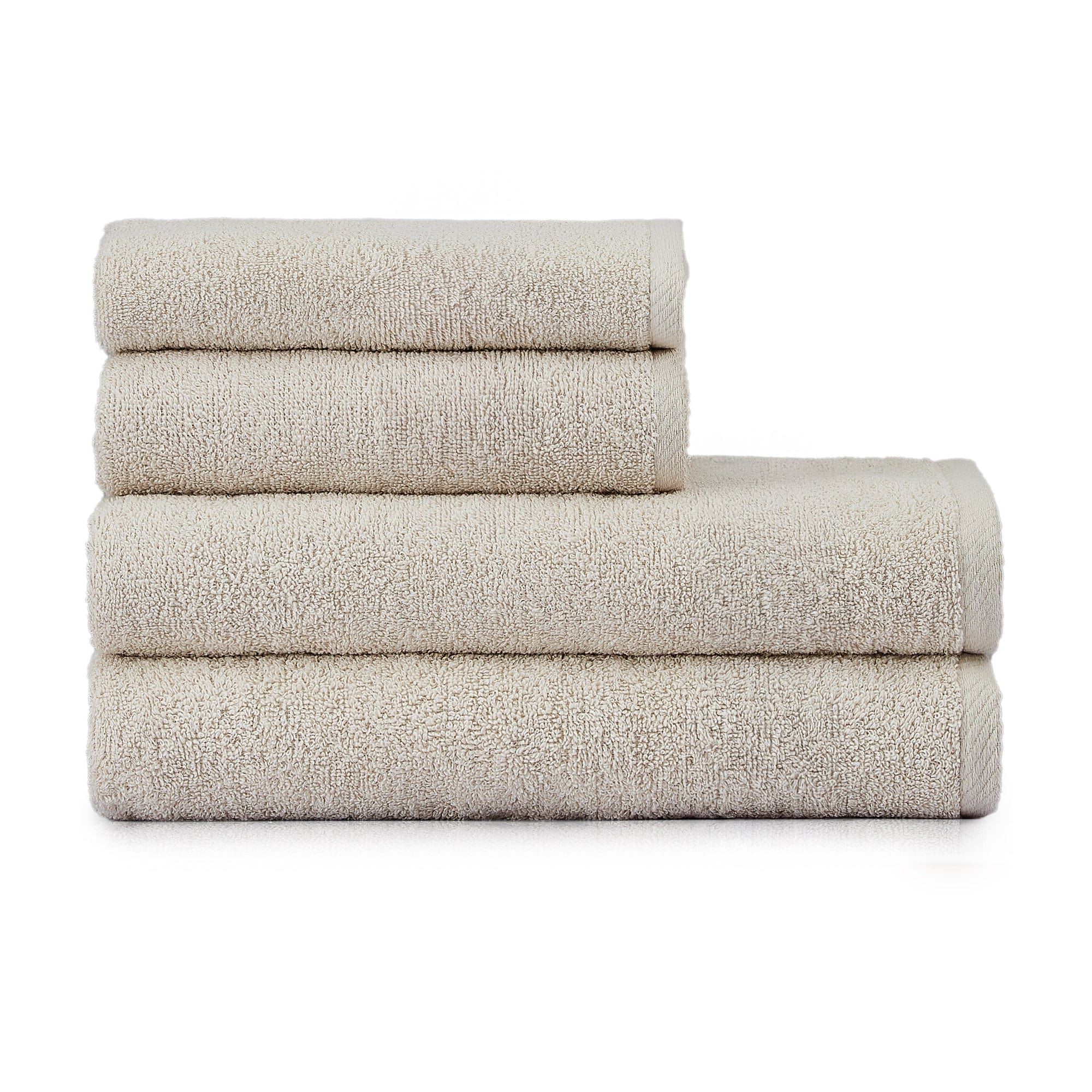 HeiHus FLUFFY Håndklepakke Varm beige / 4-pakning (2XL+2L) HeiHus Håndklesett BUN-TFYBE2PAK