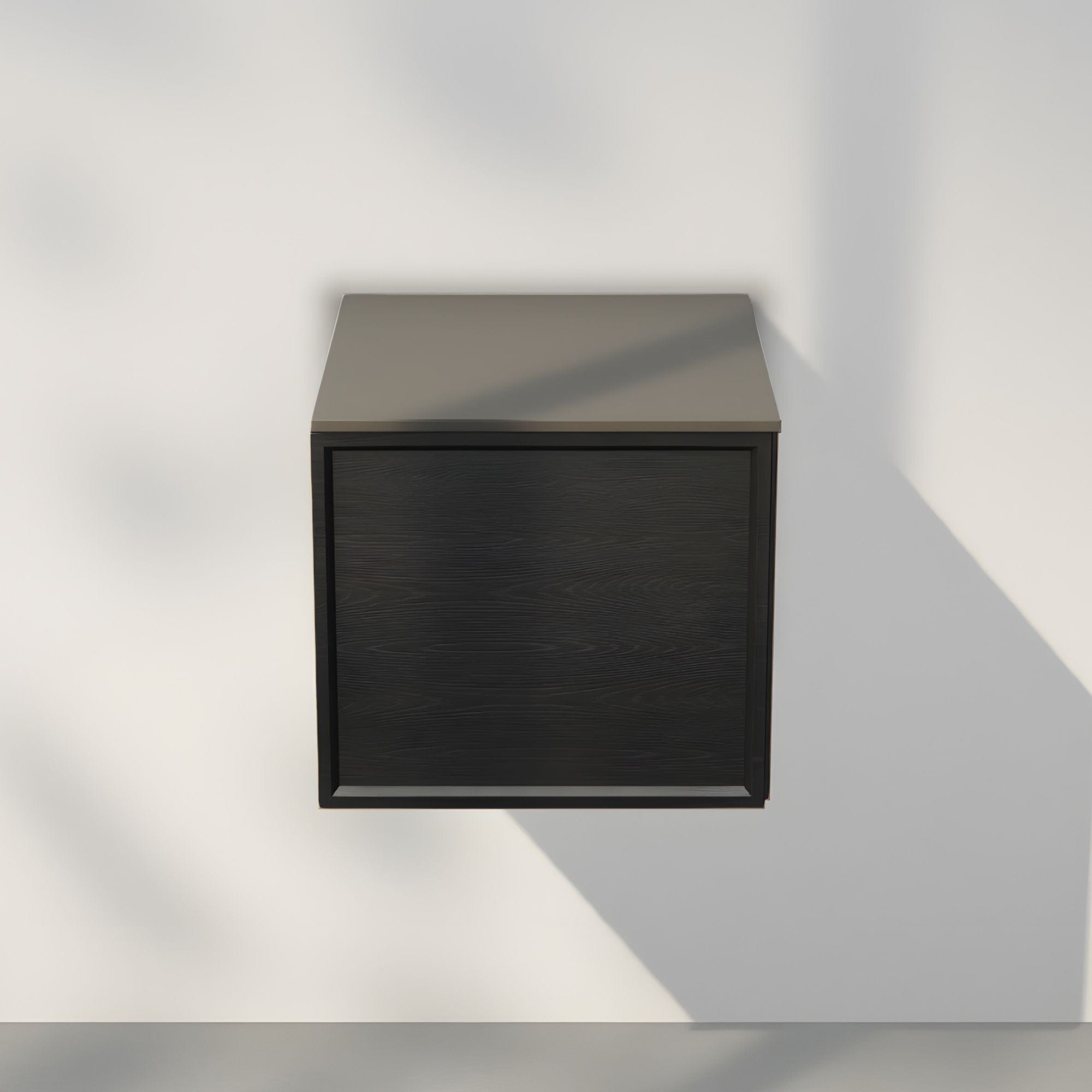 INR Air Wood Servantskap med 1 dør B400xH350xD450mm Black oak / 40cm / Høyrehengslet INR Iconic Nordic Rooms Servantskap INR-366939H