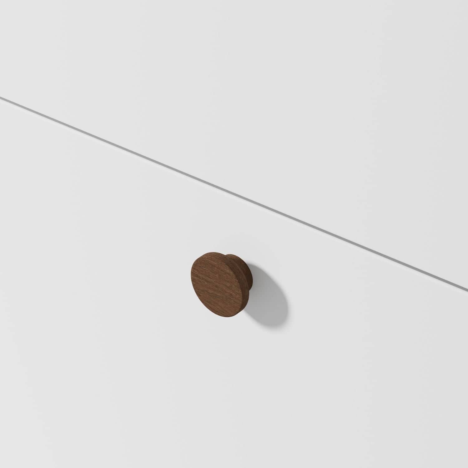 INR Dot Knott Ø50 mm Dark oak INR Iconic Nordic Rooms Knotter og håndtak INR-20232