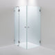 INR Dusjhjørne ARC 14 Måltilpasset Krom / Måltilpasset / Klart glass INR Iconic Nordic Rooms Dusjhjørne INR-11402500