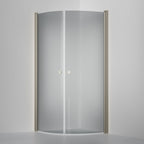 INR Dusjhjørne LINC NIAGARA Grått Glass