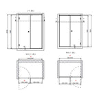 INR Dusjnisje ARC 4 Frame Måltilpasset