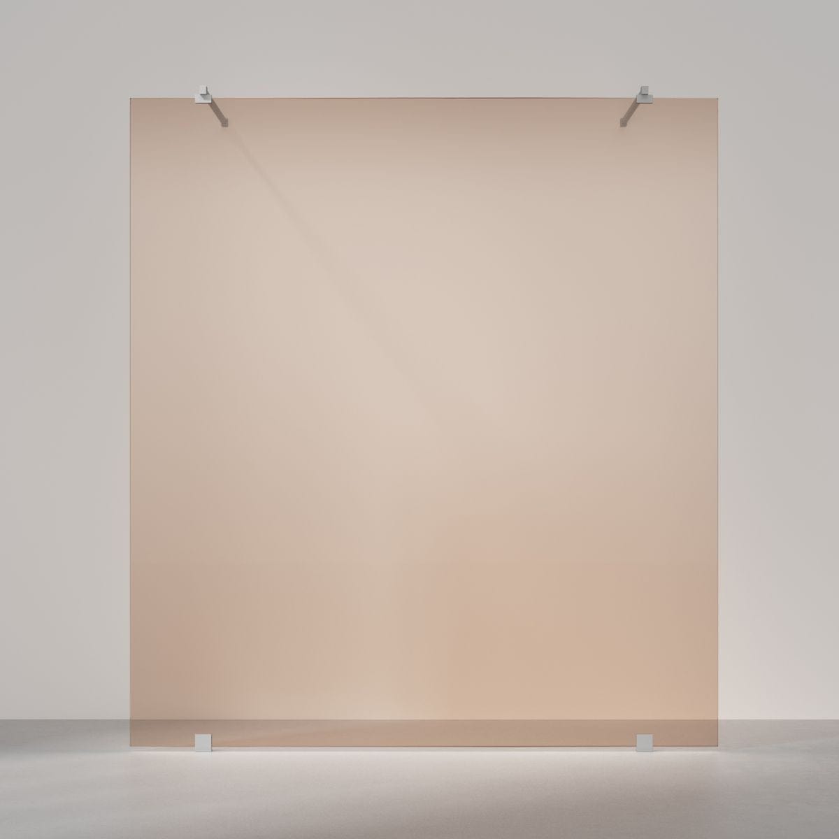 INR Dusjvegg ARC 43 Original Måltilpasset Brushed stainless / Måltilpasset / Bronse glass INR Iconic Nordic Rooms Dusjvegg INR-14342400