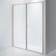 INR Dusjvegg EDGE 4 Måltlpasset - høyre / Stone / Klart glass INR Iconic Nordic Rooms Dusjvegg INR-204202400